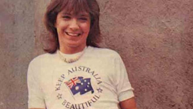 David Cassidy sports a Keep Australia Beautiful t-shirt during his tour Down Under in 1974.