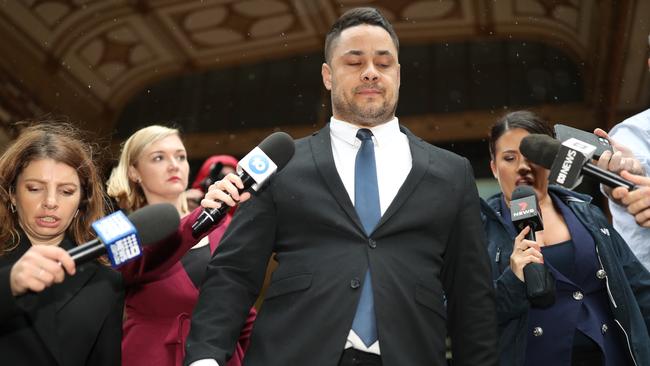 Hayne was found guilty of the rape allegations. Picture: NCA NewsWire / Christian Gilles