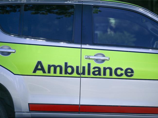 BRISBANE, AUSTRALIA - NewsWire Photos - JANUARY 17, 2025:  A generic photo of Queensland Ambulance Service signage , Brisbanes CBD.Picture: NewsWire / Glenn Campbell