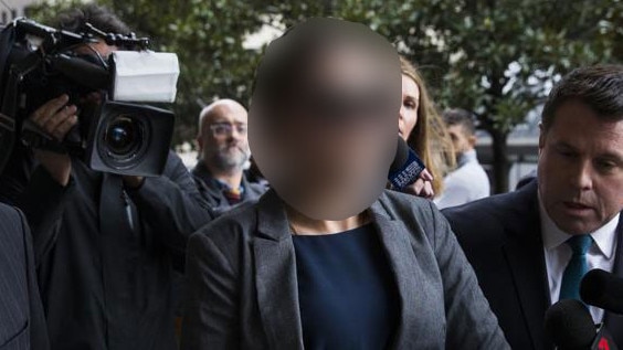 The child's mother leaves court after being sentenced to community service. Picture: Dylan Robinson