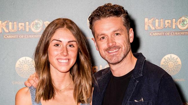 Ava Zonfrillo with her dad Jock Zonfrillo at KURIOS - Cabinet of Curiosities opening night at Flemington,  Melbourne on Thursday, March 12, 2020.Picture: Tim Carrafa/Supplied