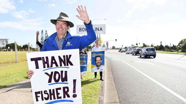 LNP: Andrew Wallace Federal Member for Fisher at Lake Kawana, Sunshine Coast. Picture: Patrick Woods