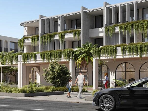 The pre-construction artists impressions of the "Bohemian", a 44 unit, food and retail multi-use proposal for the heart of Byron Bay.