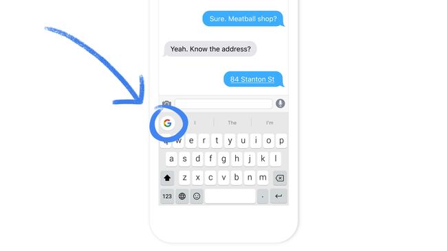 Gboard is an iOS app keyboard that lets you launch Google search from an iPhone