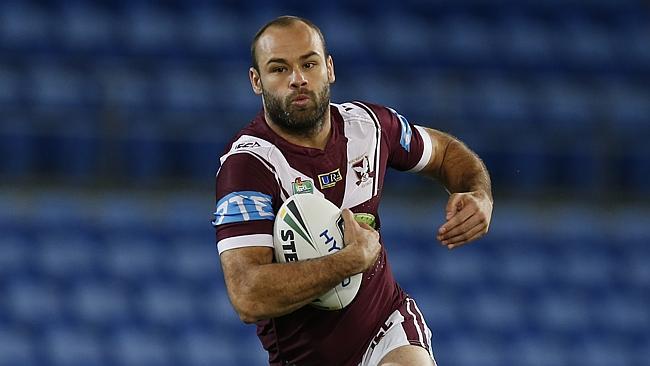 Manly Sea Eagles fullback Brett Stewart in action. Picture: Jerad Williams