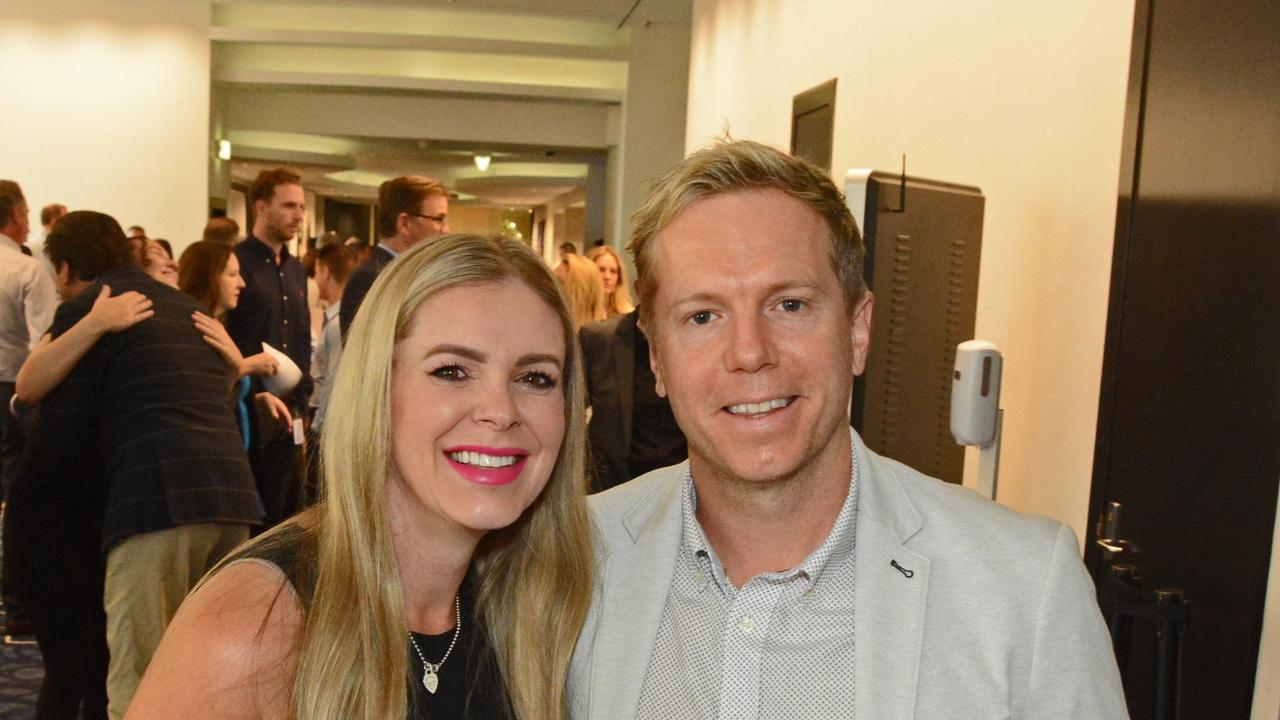 Brigid Skelton and Josh Yates at GC Community Fund Christmas Appeal breakast at The Star Gold Coast. Pic: Regina King