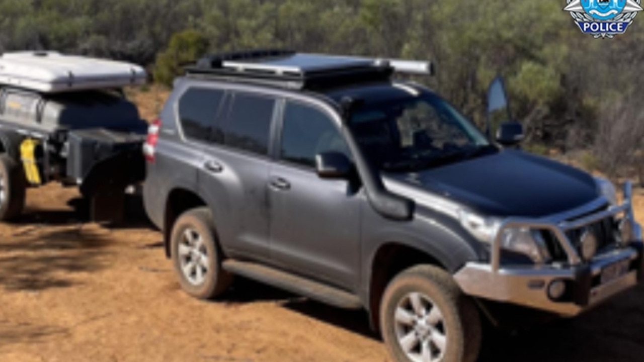 The couple were last seen travelling in a Grey Toyota Prado towing a camper trailer. Picture: WA Police