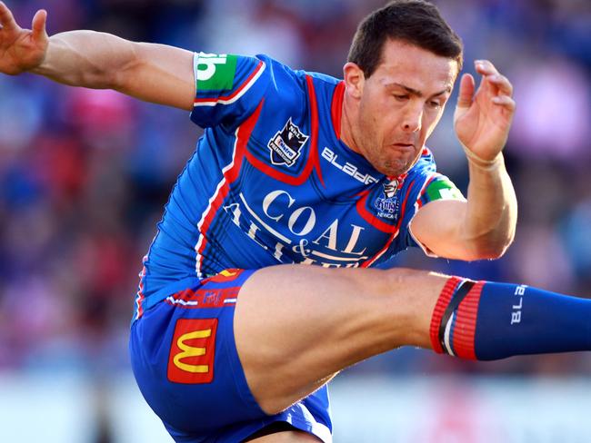 Rugby League - Newcastle Knights vs Newcastle Knights @ Ausgrid Stadium .Ryan Stig .Pic;Gregg Porteous