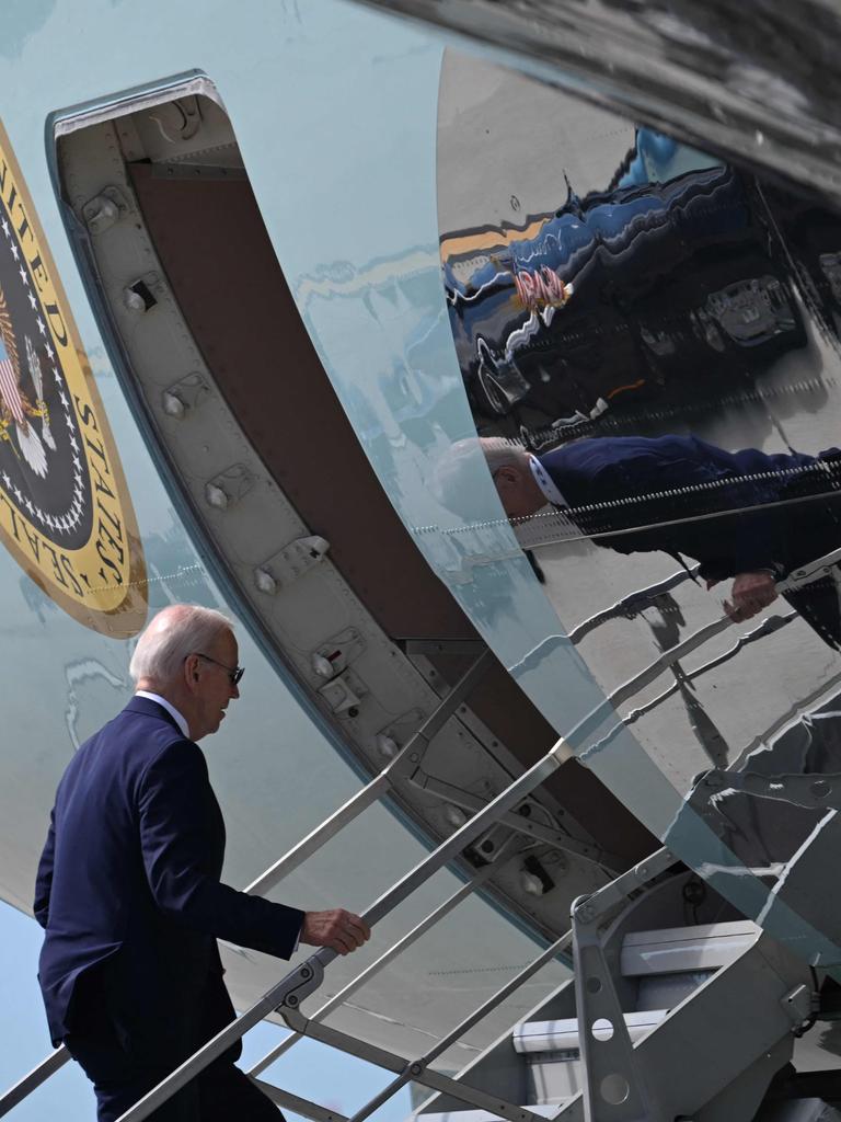 Americans are concerned whether Biden is fit for president. Picture: AFP