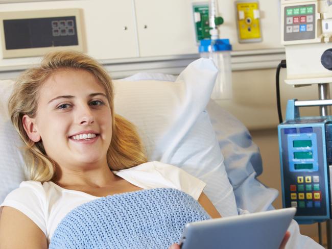 Wait times are said to be stable or falling in public hospitals. Picture: Thinkstock