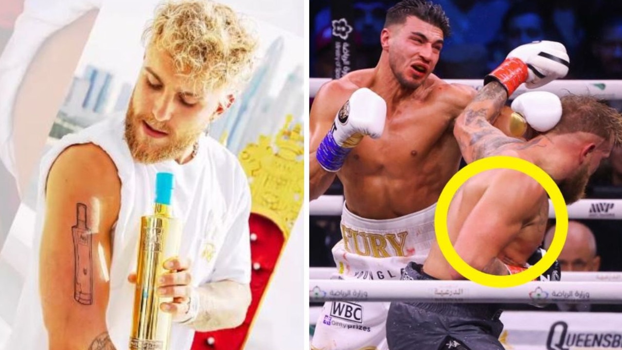 Boxing 2023 Jake Paul’s 360,000 alcohol tattoo vanishes during fight