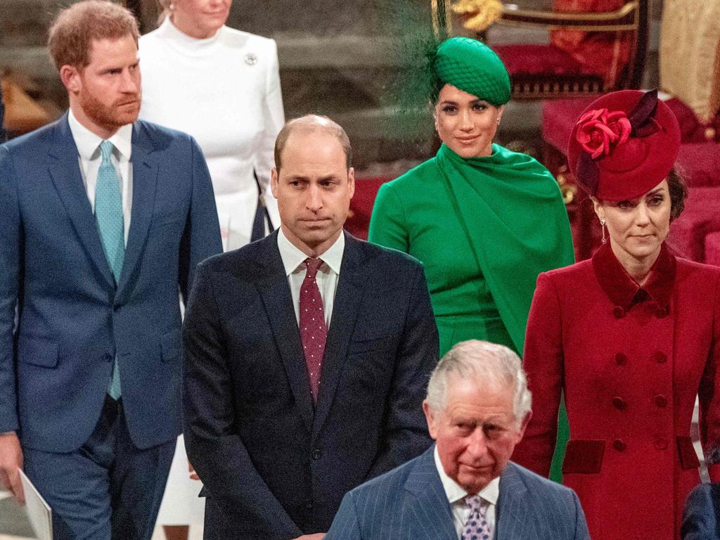 Why would Harry and Meghan want titles that tie them to an institution they so clearly dislike? Picture: Phil Harris/AFP