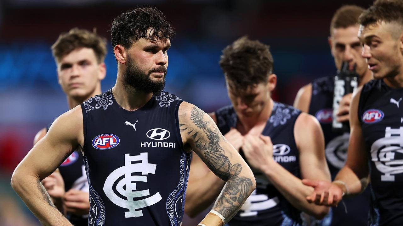 Carlton has conceded Zac Williams is out of shape.