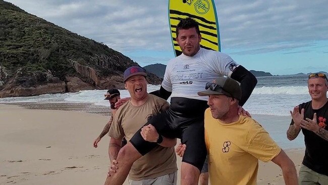 Champion Newcastle bodyboarder Ryan Duck is keen to hit the water again once his injuries heal. Picture: Facebook