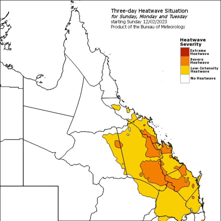 The Bureau of Meteorology has warned of extreme temperatures across Queensland.