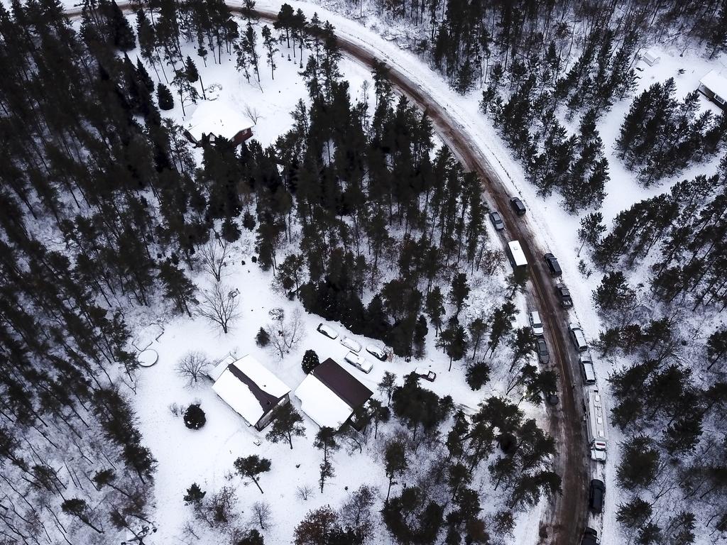 The remote cabin where Jayme was held captive and from where she made her escape. Picture: Aaron Lavinsky