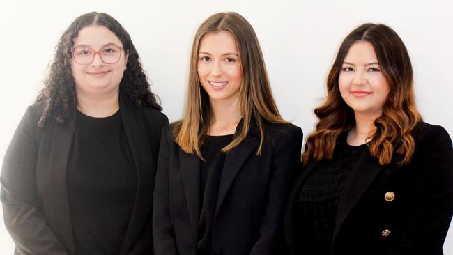 Keito Events staff from left, Celine Pace (event assistant), Beth Rackham (director), and Sophie Zervas (co-ordinator).