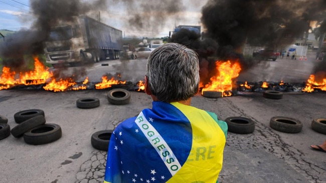 The roadblocking campaign ended after two days. Picture: Pedro Vilela/Getty Images/The Times