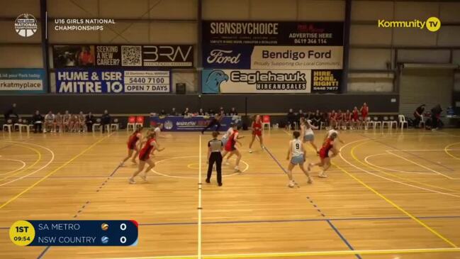 Replay: SA Metro v NSW Country (Girls) - Basketball Australia Under-16 National Championships Day 4