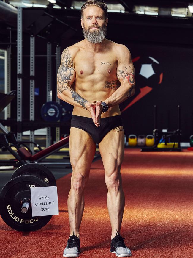 A chance encounter with McGovern’s old personal trainer spurred the Sunbury man to get serious about losing weight. Picture: Supplied.