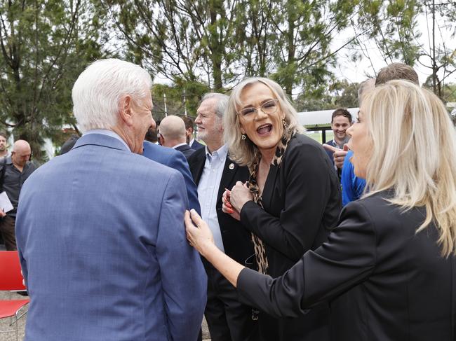 Laidley and Donna at the function. Picture: Alex Coppel