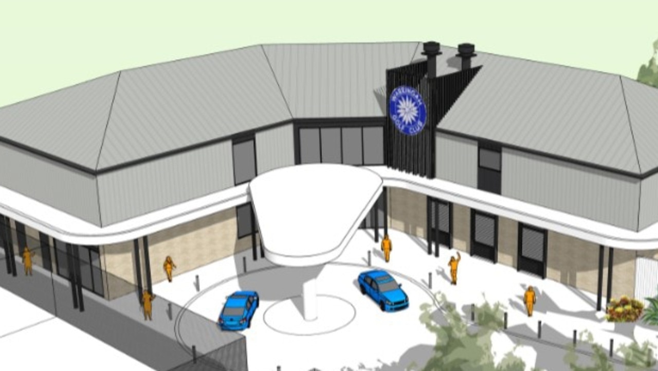 An artist's impression of the new Warringah Golf Clubhouse is predicted to become a popular “recreation destination”. Picture: Group Architects