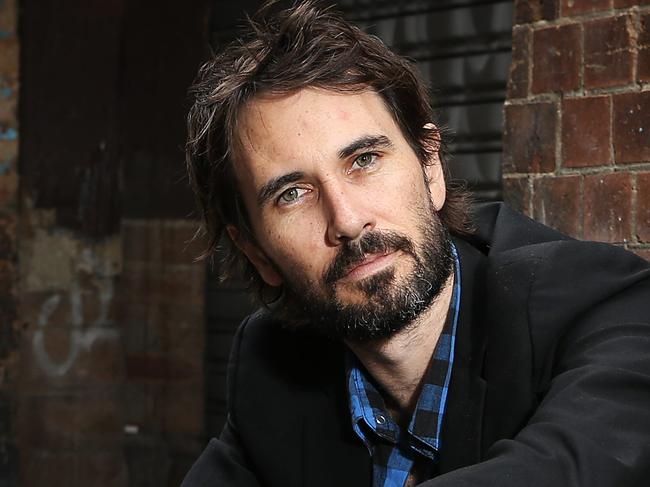 Jed Kurzel. Australian composer/rock musician nominated for best feature film score at the Screen Music Awards next month for his work on the western Slow West. Pictured at Surry Hills in Sydney.