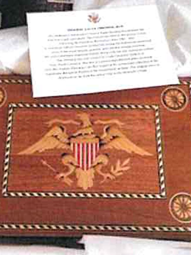 Mr Morrison also received a $2,700 wooden box from former Secretary of State Mike Pompeo.