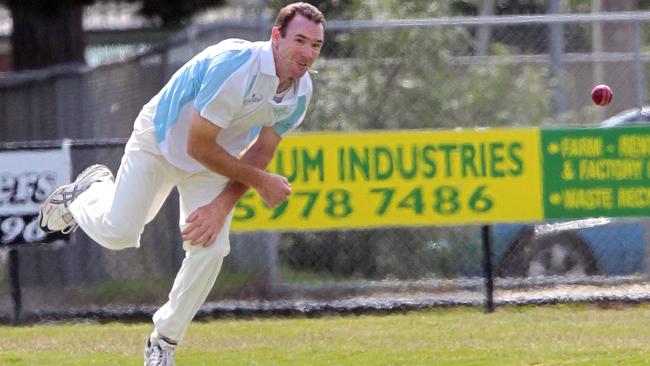 Mal Coutts lets rip for Langwarrin.