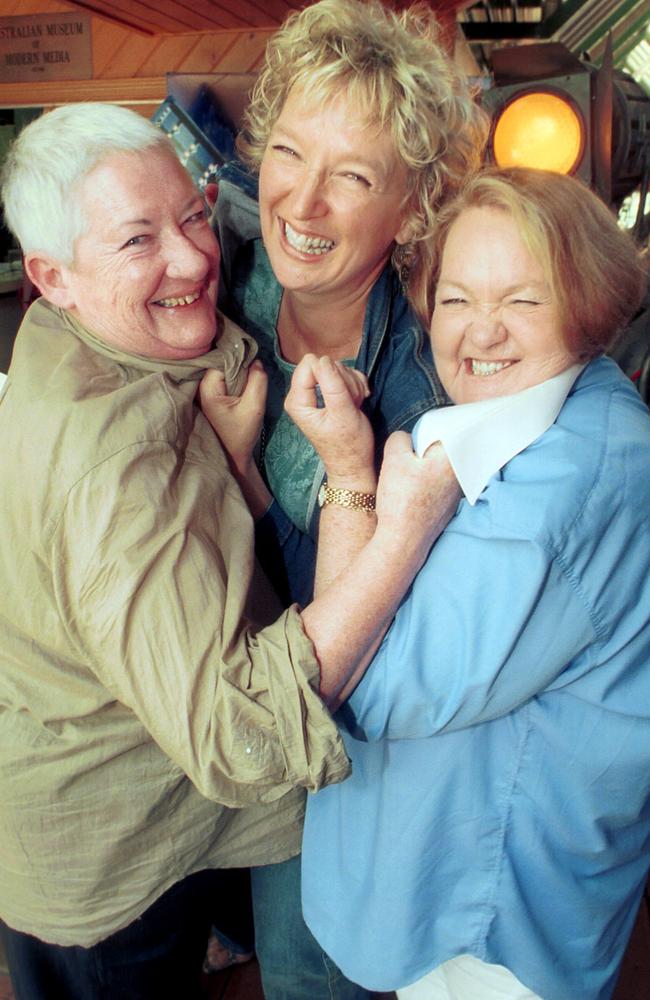 Three of the meanest top dogs from TV show 'Prisoner': Anne Phelan, Glenda Linscott and Val Lehman.