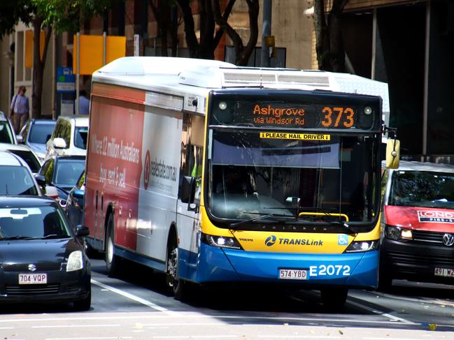 General photos in the Brisbane CBD - Brisbane City Council Translink Bus Brisbane 2020 Picture David Clark