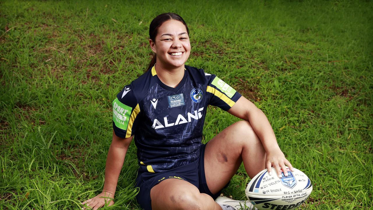 Cherrington is one of the favourites to captain the Eels after signing the longest NRLW contract in the club’s history. Picture: Tim Hunter.