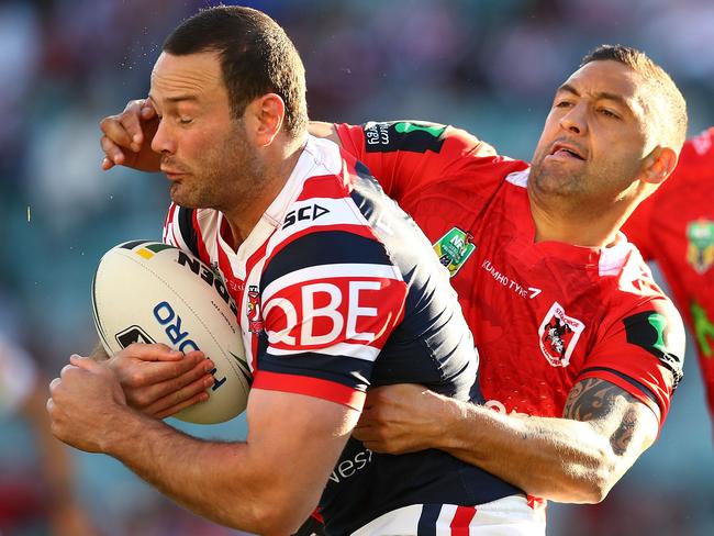 Boyd Cordner has been in outstanding form running off Mitchell Pearce. Picture: Getty Images