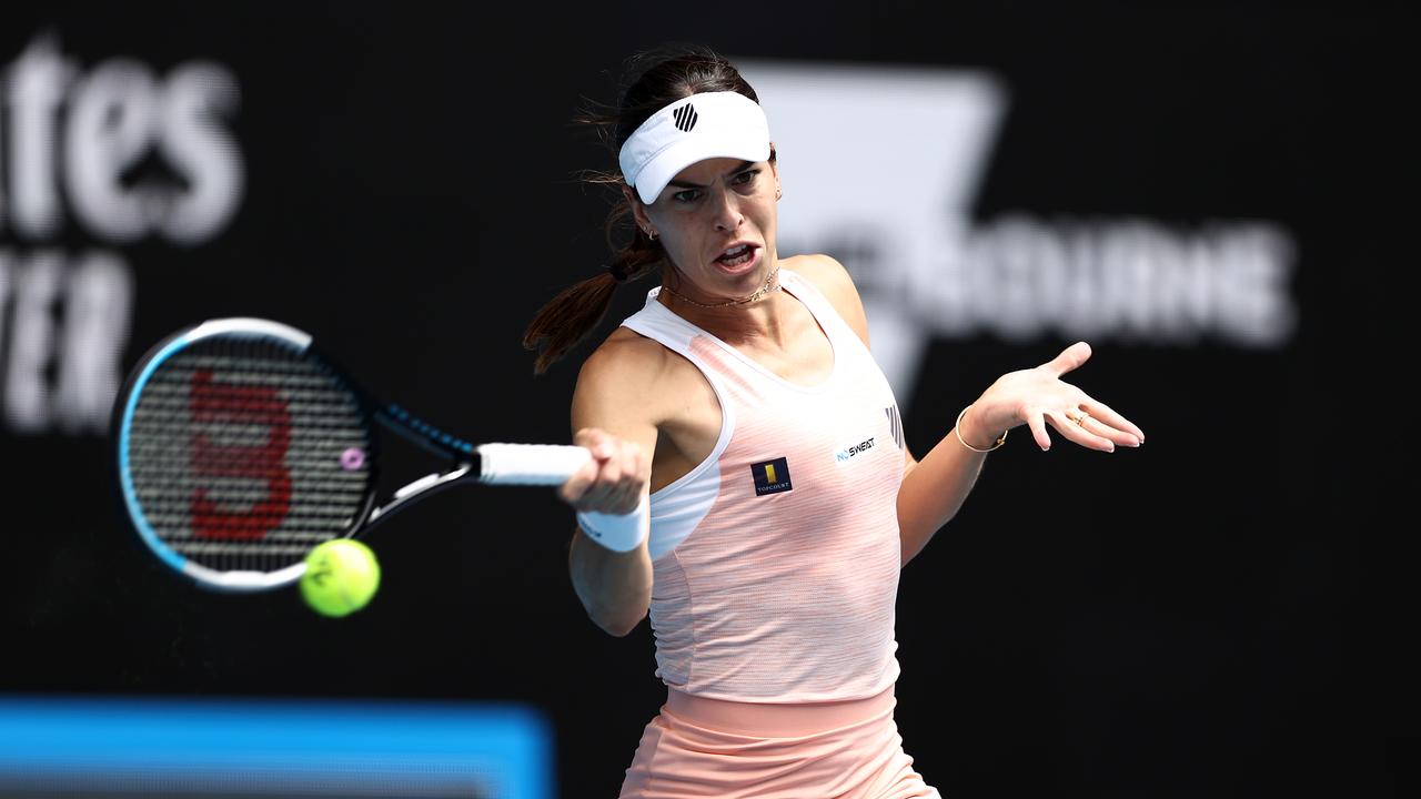 Aussie Ajla Tomljanovic had her game on song in Round 1. Picture: Getty Images