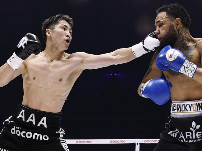 Goodman is risking his chance to fight Naoya Inoue (L). Picture: Kyodo News via Getty Images