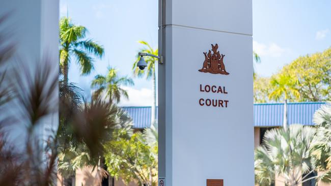 A man accused of sexually touching a sleeping woman during a flight from Brisbane to Darwin has faced court. Picture: Che Chorley