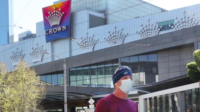 Crown in Melbourne is planning to have a no-jab, no-entry, policy when they reopen. Picture: David Crosling