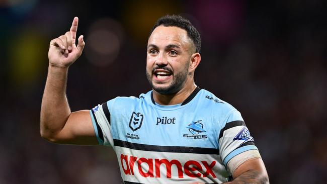 The Sharks five-eighth had the last laugh. (Photo by Hannah Peters/Getty Images)