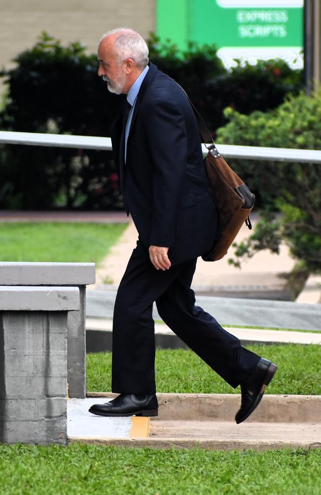 Defence lawyer Darryn Casson of Townsville-based Salt Legal outside the Ingham Magistrates Court on Thursday. Picture: Cameron Bates