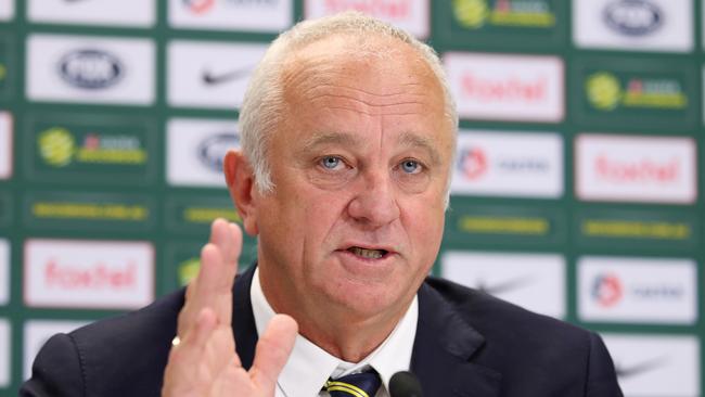 Graham Arnold is coaching the Socceroos and the Olyroos. Picture: Getty Images 