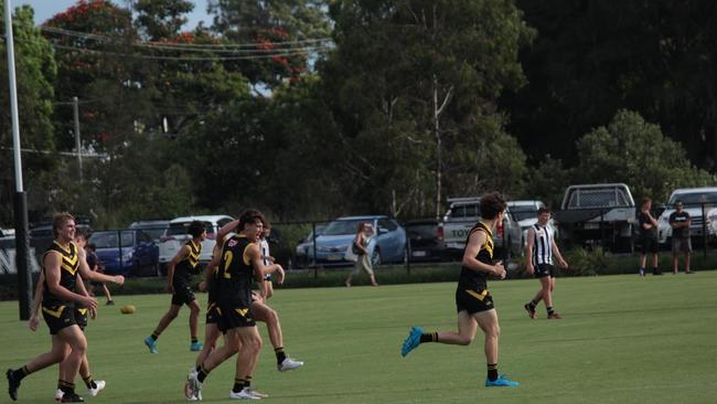 St Laurie’s in action during round one against Iona College. Picture – Facebook/St Laurence's College.