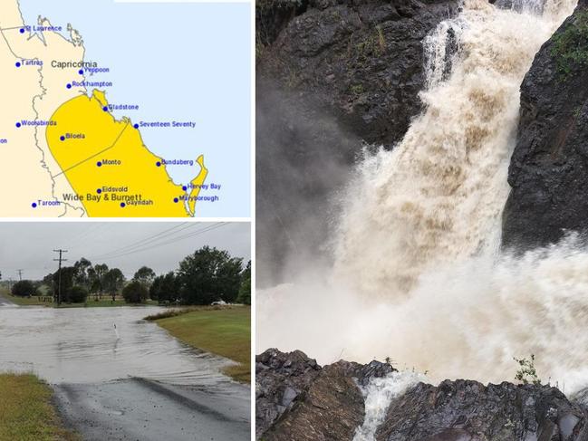 200mm drenching: Burnett on high alert as wild weather lashes region