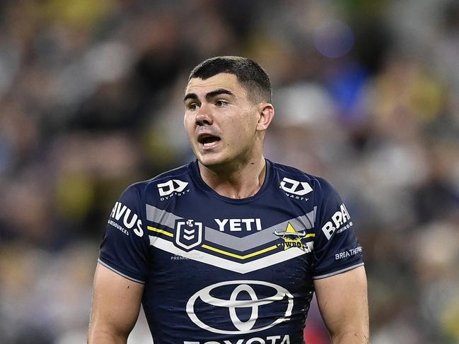 Cowboys halfback Jake Clifford spent most of 2024 in reserve grade, before taking over the No.7 jersey from Chad Townsend. Picture: Getty Images