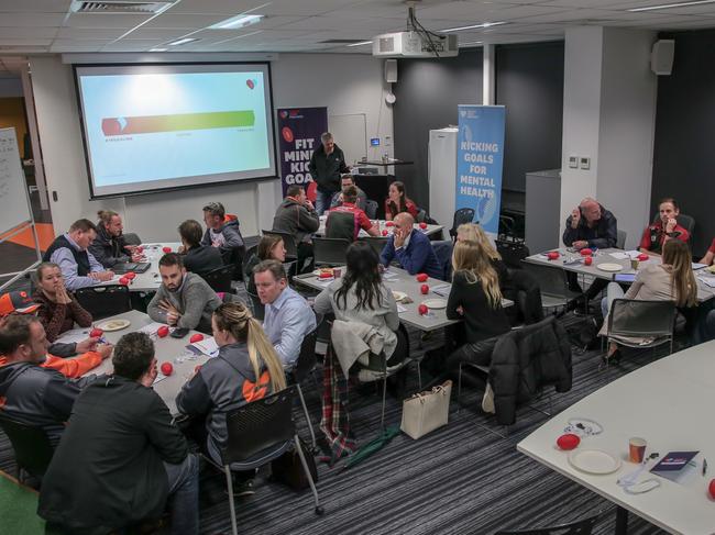 The Tackle Your Feelings program gives local footy coaches access to mental health support tools inspired by those used at the professional level.