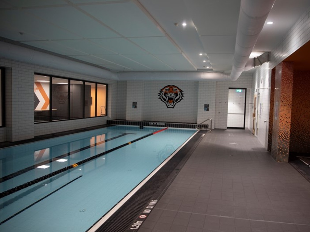 The centre of excellence includes a pool. Picture: Wests Tigers