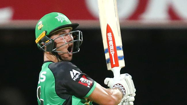 Marcus Stoinis impressed with both bat and ball at the Gabba.