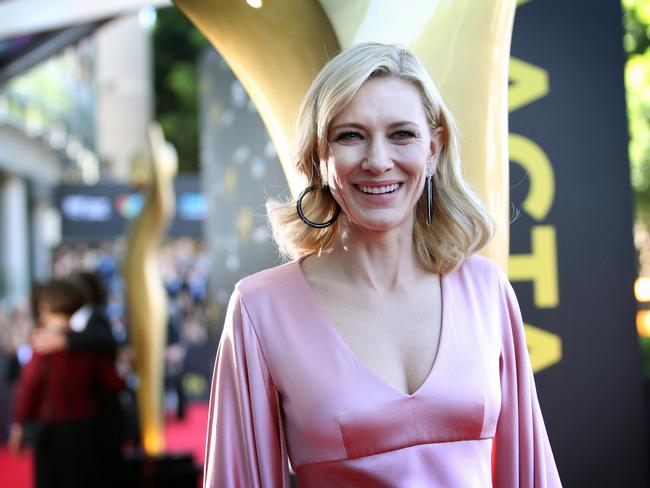 Oscar winner Cate Blanchett arriving at The Star in Sydney.