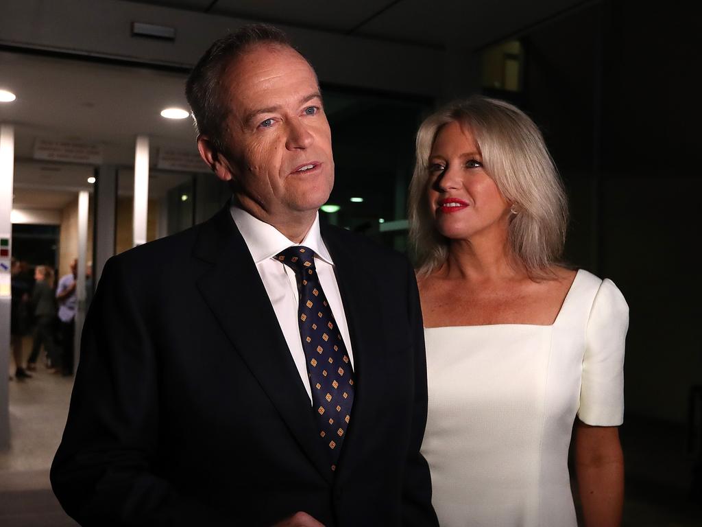 Labor leader Bill Shorten and his wife Chloe will send Meghan and Harry some Aussie children’s literature for their new arrival. Picture: Kym Smith