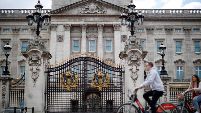 Buckingham Palace’s renovation budget has been trimmed. Picture: Tolga Akmen/AFP