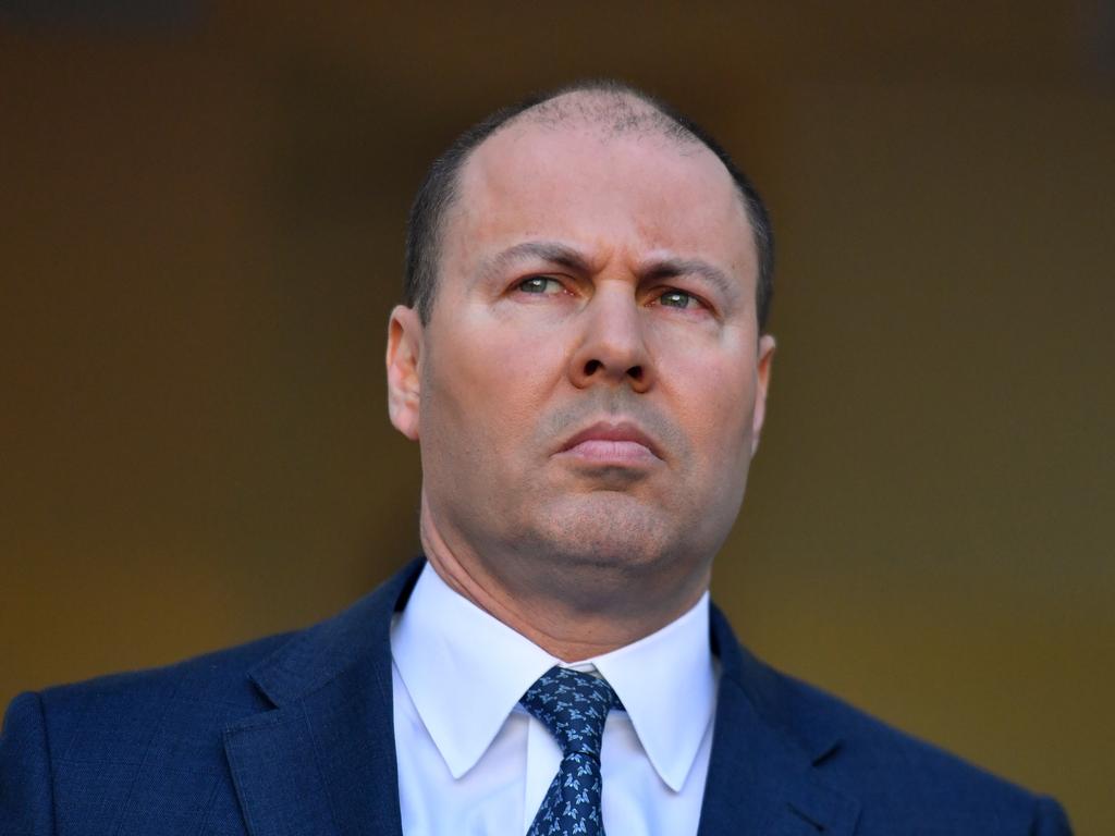 Treasurer Josh Frydenberg at a press conference. Picture: Mick Tsikas/AAP